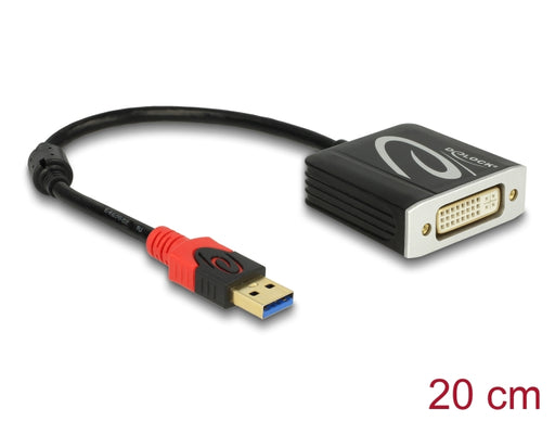 Delock 62737 Adapter Usb 3.0 Type-A Male > Dvi Female