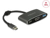 Delock 62991 Adapter Usb Type-C™ Male > Hdmi Female + Usb Type-A + Usb Type-C™