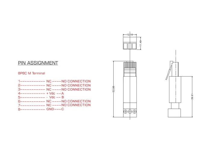 Delock 66607 Rj45 Plug To Terminal Block Adapter 3 Pin 2-Part