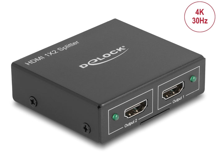 Delock 87701 Hdmi Splitter 1 X Hdmi In > 2 X Hdmi Out 4K