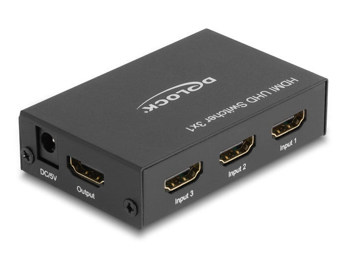 Delock 18683 Hdmi Uhd Switch 3 X Hdmi In > 1 X Hdmi Out 4K