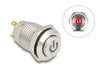 Delock 20981 Push Button For Installation 12 Mm 4 X Solder Connection Led