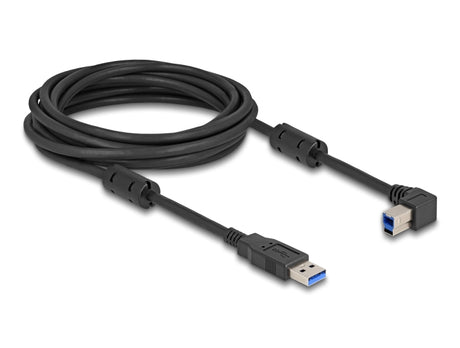 Delock 81103 Usb 5 Gbps Cable Type-A Male To Type-B Male 90° Left Angled 1 M