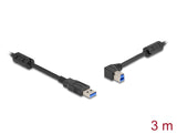 Delock 81102 Usb 5 Gbps Cable Type-A Male To Type-B Male 90° Left Angled 3 M