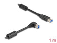 Delock 81108 Usb 5 Gbps Cable Type-A Male To Type-B Male 90° Right Angled 1 M