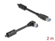 Delock 81109 Usb 5 Gbps Cable Type-A Male To Type-B Male 90° Right Angled 2 M