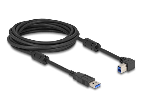 Delock 81111 Usb 5 Gbps Cable Type-A Male To Type-B Male 90° Right Angled 5 M