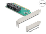 Delock 90777 Pci Express X16 Card To 4 X Internal Sff-8643 Nvme - Bifurcation