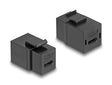 Delock 87950 Keystone Module Usb 2.0 Type-C™ Female To Female Black