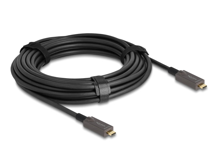 Delock 84150 Active Optical Usb-C™ Video + Data + Pd Cable 10 M