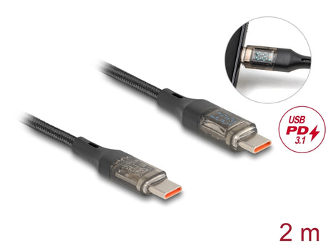 Delock 85409 Usb 2.0 Data And Fast Charging Cable Usb Type-C™ Male