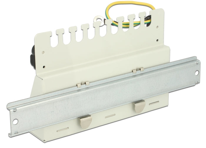 Delock 67041 Mounting Holder For 35 Mm Din Rail With 2 Fixing Holes