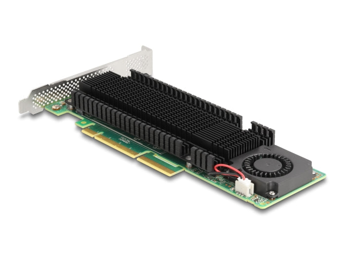 Delock 90123 Pci Express X8 Card To 2 X Internal Nvme M.2 Key M With Raid