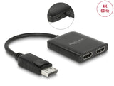 Delock 87769 Displayport 1.4 Splitter 1 X Displayport To 2 X Hdmi Mst