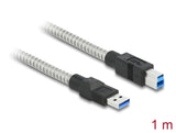 Delock 86778 Usb 3.2 Gen 1 Cable Type-A Male To Type-B Male With Metal Jacket