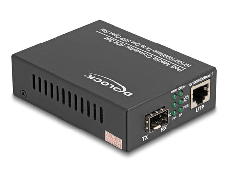 Delock 86180 Poe+ Media Converter 10/100/1000Base-T To Sfp