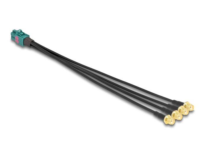 Delock 90283 Cable Mini Fakra Z Jack Quad To 4 X Sma Jack