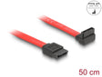 Delock 84220 Sata 3 Gb/S Cable Straight To Upwards Angled 50 Cm Red