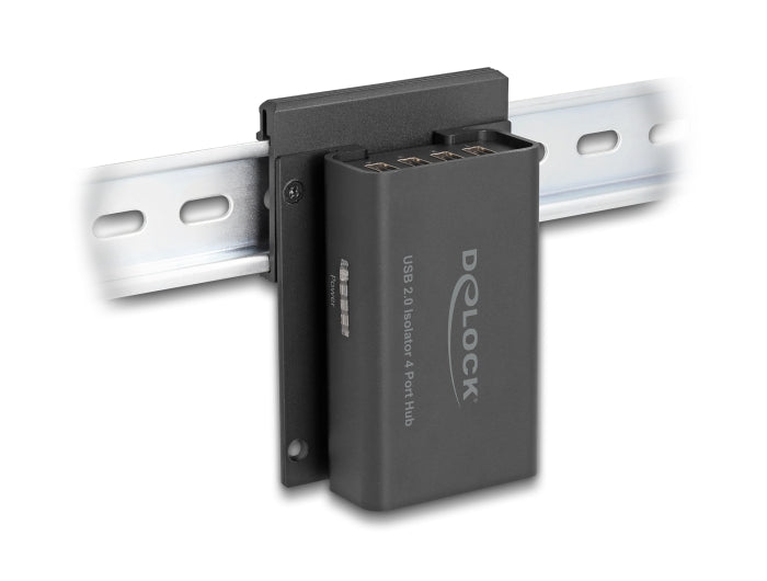 Delock 64226 4 Port Usb 2.0 Isolator Hub With 5 Kv Isolation For Data Lines