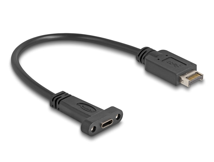 Delock 85454 Usb 10 Gbps Cable Usb Type-E Key A 20 Pin Male To Usb Type-C™