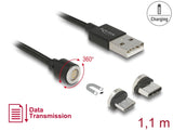 Delock 85723 Magnetic Usb Data And Charging Cable Set