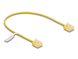 Delock 80859 Rj45 Network Cable Cat.6 Utp Ultra Slim 0.3 M Yellow