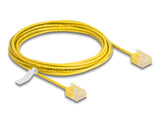 Delock 80913 Rj45 Network Cable Cat.6 Utp Ultra Slim 3 M Yellow