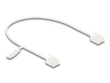 Delock 80772 Rj45 Network Cable Cat.6 Utp Ultra Slim 0.3 M White