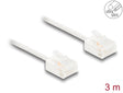 Delock 80776 Rj45 Network Cable Cat.6 Utp Ultra Slim 3 M White With Short Plugs