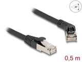 Delock 80488 Rj45 Network Cable Cat.6A S/Ftp Plug 45° Right Angled