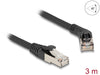 Delock 80498 Rj45 Network Cable Cat.6A S/Ftp Plug 45° Right Angled