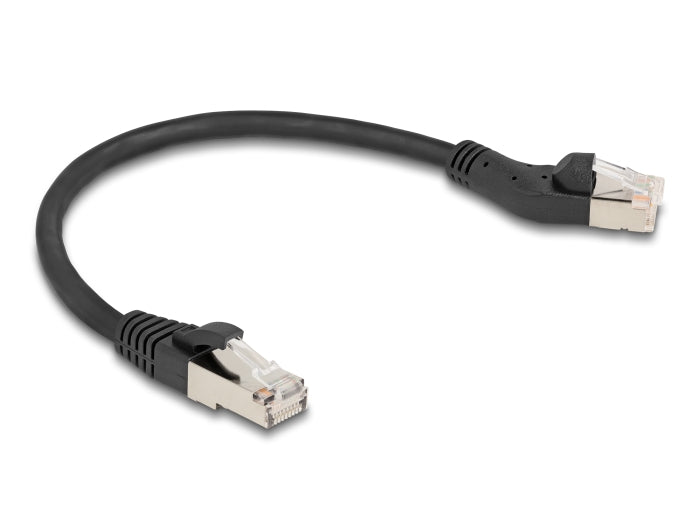 Delock 80582 Rj45 Network Cable Cat.6A S/Ftp Plug 45° Left Angled