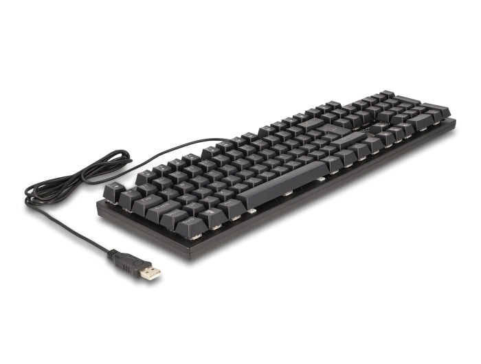 Delock 12115 Mechanical Usb Gaming Keyboard Wired 1.6 M Black