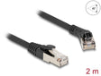 Delock 80639 Rj45 Network Cable Cat.8.1 S/Ftp Plug 45° Right Angled