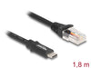 Delock 64305 Adapter Usb 2.0 Type-C™ Male To 1 X Serial Rs-232 Rj45 Male