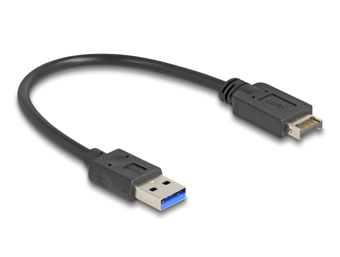 Delock 85449 Usb 10 Gbps Cable Usb Type-E Key A 20 Pin Male To Usb Type-A Male