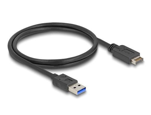 Delock 85411 Usb 10 Gbps Cable Usb Type-E Key A 20 Pin Male To Usb Type-A Male