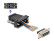 Delock 67087 D-Sub 15 Pin Female To Rj12 Female Assembly Kit Black