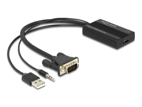 Delock 62597 Vga To Hdmi Adapter With Audio