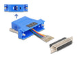 Delock 67100 D-Sub 25 Pin Female To Rj12 Female Assembly Kit Blue