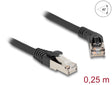 Delock 80487 Rj45 Network Cable Cat.6A S/Ftp Plug 45° Right Angled