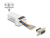 Delock 67078 D-Sub 9 Pin Female To Rj12 Female Assembly Kit White