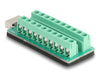 Delock 67189 Usb Type-E Key A Female To Terminal Block Adapter 20 Pin