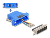 Delock 67095 D-Sub 25 Pin Male To Rj12 Female Assembly Kit Blue