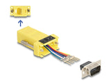 Delock 67076 D-Sub 9 Pin Male To Rj12 Female Assembly Kit Yellow