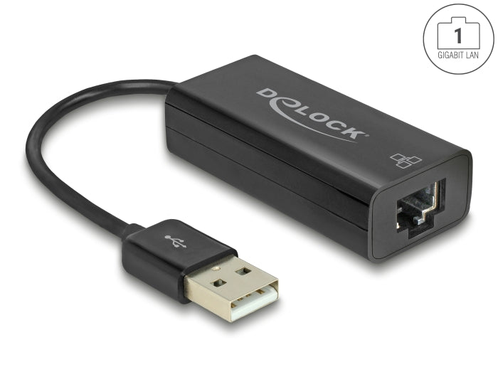 Delock 62595 Usb 2.0 Type-A Adapter To 10/100 Mbps Lan