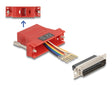 Delock 67115 D-Sub 25 Pin Male To Rj45 Female Assembly Kit Red