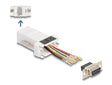 Delock 67105 D-Sub 9 Pin Female To Rj45 Female Assembly Kit White