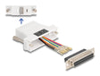 Delock 67117 D-Sub 25 Pin Female To Rj45 Female Assembly Kit White