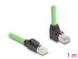 Delock 80892 Rj45 Network Cable Cat.6A Plug To Plug Upwards Angled Sf/Utp